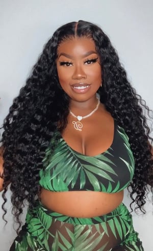 Image of 13”x5” Deep Curly Lace Front Wig in 26”