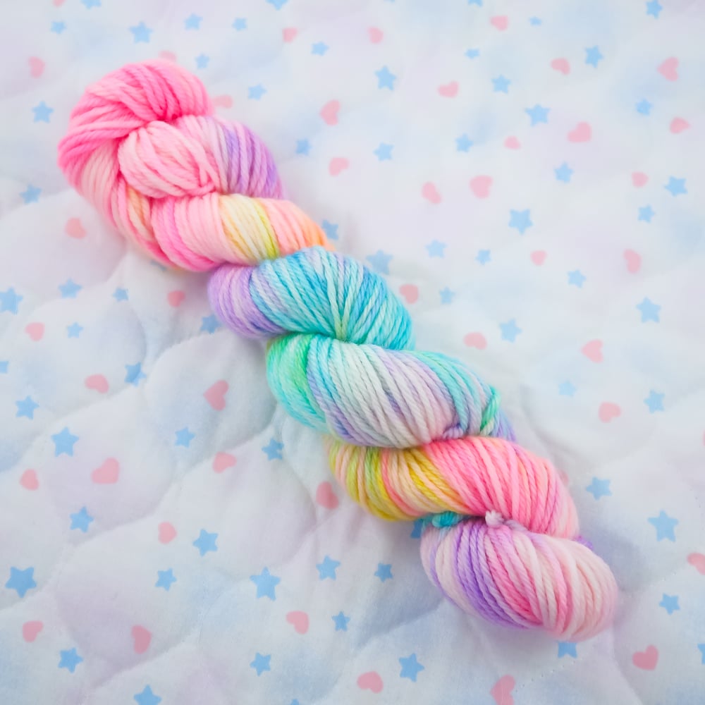 Worsted Yarn: Rainbow