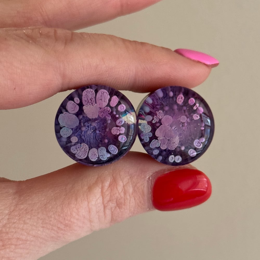 Image of 3/4 Blurple Inky Plugs