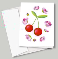 Image 1 of Kirschallerlei Klappkarte