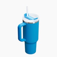 Image 2 of Stanley™️ Classic “AZURE” | 40 Oz. Quencher H2.0 FlowState Tumbler