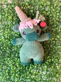 Image 1 of Strawberry Matcha Ice Cream Cow