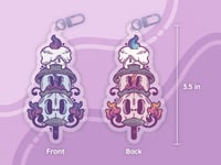 Image 2 of Chandelure Dango Double-Sided Keychain