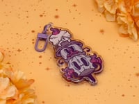 Image 3 of Chandelure Dango Double-Sided Keychain