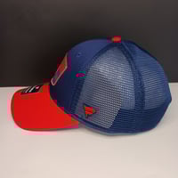 Image 3 of Fanatics Florida Panthers Hat Cap Mens Snapback Adjustable NHL Blue Red OSFM New