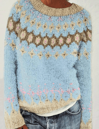 Image 1 of Fair Isle Knit Sweater 