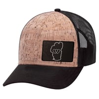 Cork Trucker Hat, Black