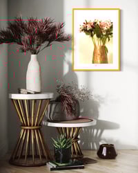 Image 2 of SOFT FLOWER & VASE (24X18)