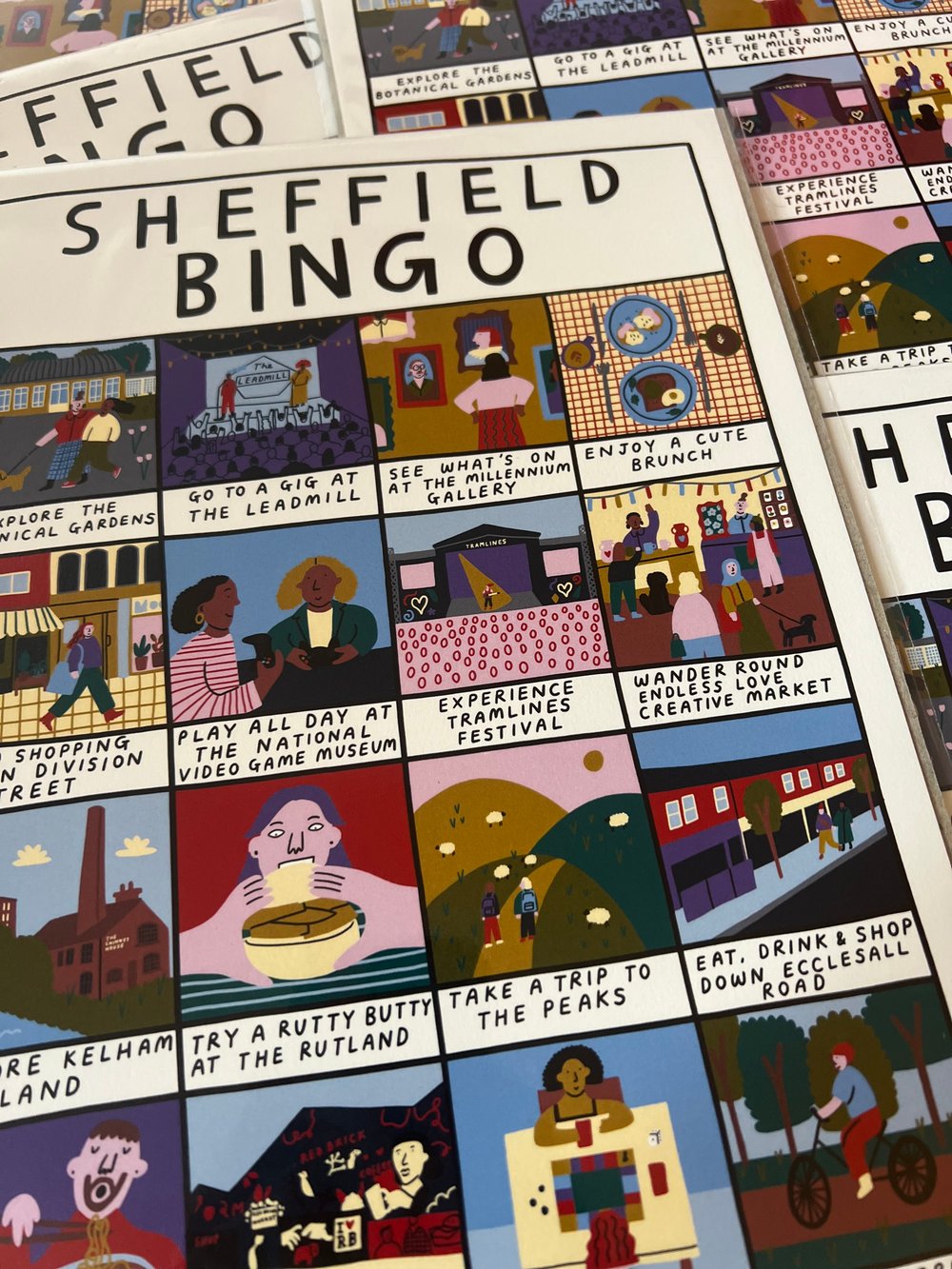 Image of Sheffield Bingo Print