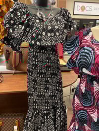 Image 5 of Black and White Mermaid style dress