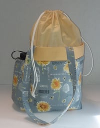 Image 2 of CUSTOM Large Insulated Lunch Tote with Bottle Holder
