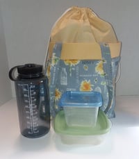 Image 3 of CUSTOM Large Insulated Lunch Tote with Bottle Holder
