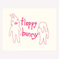 Floppy Bunny Screenprint