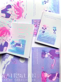 Image 1 of 「houseki no kuni」cinnaphos riso zine/4 pc print set