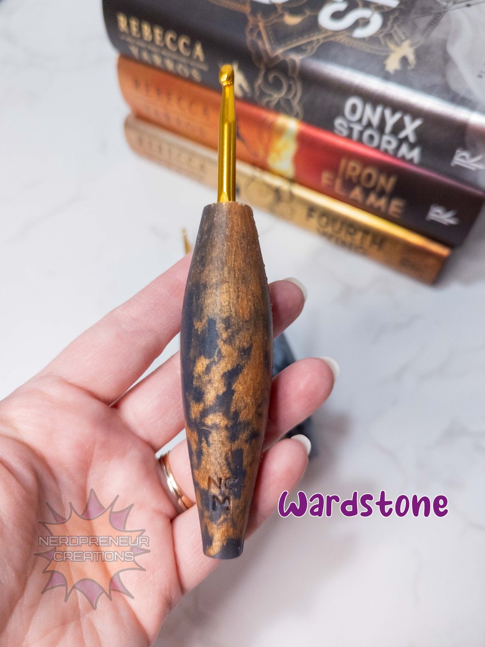 Image of Bookish Adventure Squishy Grips Sleek 2.0 Interchangeable Silicone Crochet Hook Grip