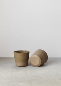 Image 1 of Brown flat white cup