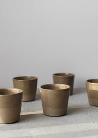 Image 4 of Brown flat white cup