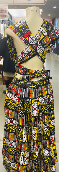 Image 2 of The all in one multi color skirt and halter style