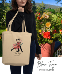 Image 1 of BLOOM TANGO | Eco Tote Bag Natural