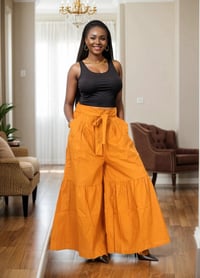 Image 3 of The  Blue Flare Straight Leg Pants 