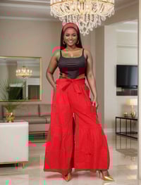 Image 2 of The  Blue Flare Straight Leg Pants 