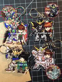 Gun Mecha Acrylic Charms