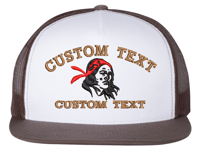 Image 5 of Tarahumara Custom Text Snapback Hat