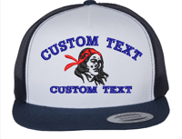 Image 6 of Tarahumara Custom Text Snapback Hat