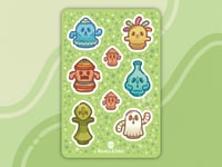 Image 1 of Gyroid Sticker Sheet