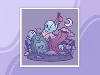 Wander 5x5 Inktober Art Print