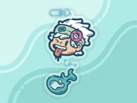 Image 1 of Soul 3.5 Inch Double-Sided Acrylic Dangle Keychain