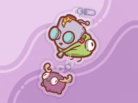 Image 1 of Gir Double-Sided Dangle Keychain