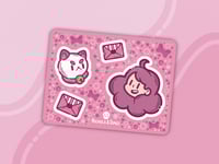 Image 1 of Bee and Puppycat Sticker Sheet