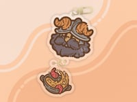 Image 1 of Senshi Double-Sided Dangle Keychain