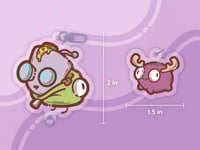 Image 2 of Gir Double-Sided Dangle Keychain