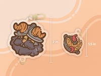 Image 2 of Senshi Double-Sided Dangle Keychain