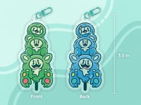 Image 2 of Reuniclus Dango Double-Sided Keychain