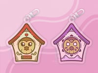 Image 1 of Hooty Double-Sided Keychain