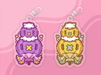 Image 1 of Drifblim Double-Sided Keychain