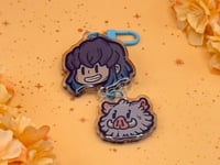Image 3 of Inosuke Double-Sided Dangle Keychain