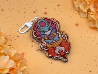 Image 3 of Gen 2 Legendary Pokemon Double-Sided Keychain