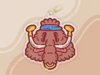 Image 1 of Gazpacho  Double-Sided Keychain