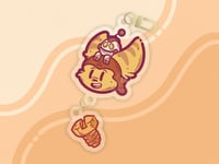 Image 1 of Ratchet and Clank Double-Sided Dangle Keychain