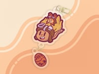 Image 1 of Jak and Daxter Double-Sided Dangle Keychain