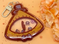 Image 4 of Bill Cipher Double-Sided Shaker Keychain