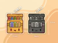 Image 2 of Crayon Box  Double-Sided Keychain