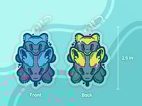 Image 2 of Lucario Double-Sided Keychain