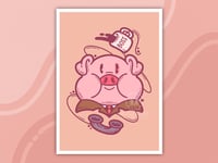 Waddles 5x7 Art Print