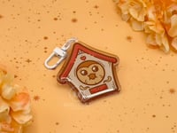 Image 3 of Hooty Double-Sided Keychain
