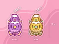 Image 2 of Drifblim Double-Sided Keychain